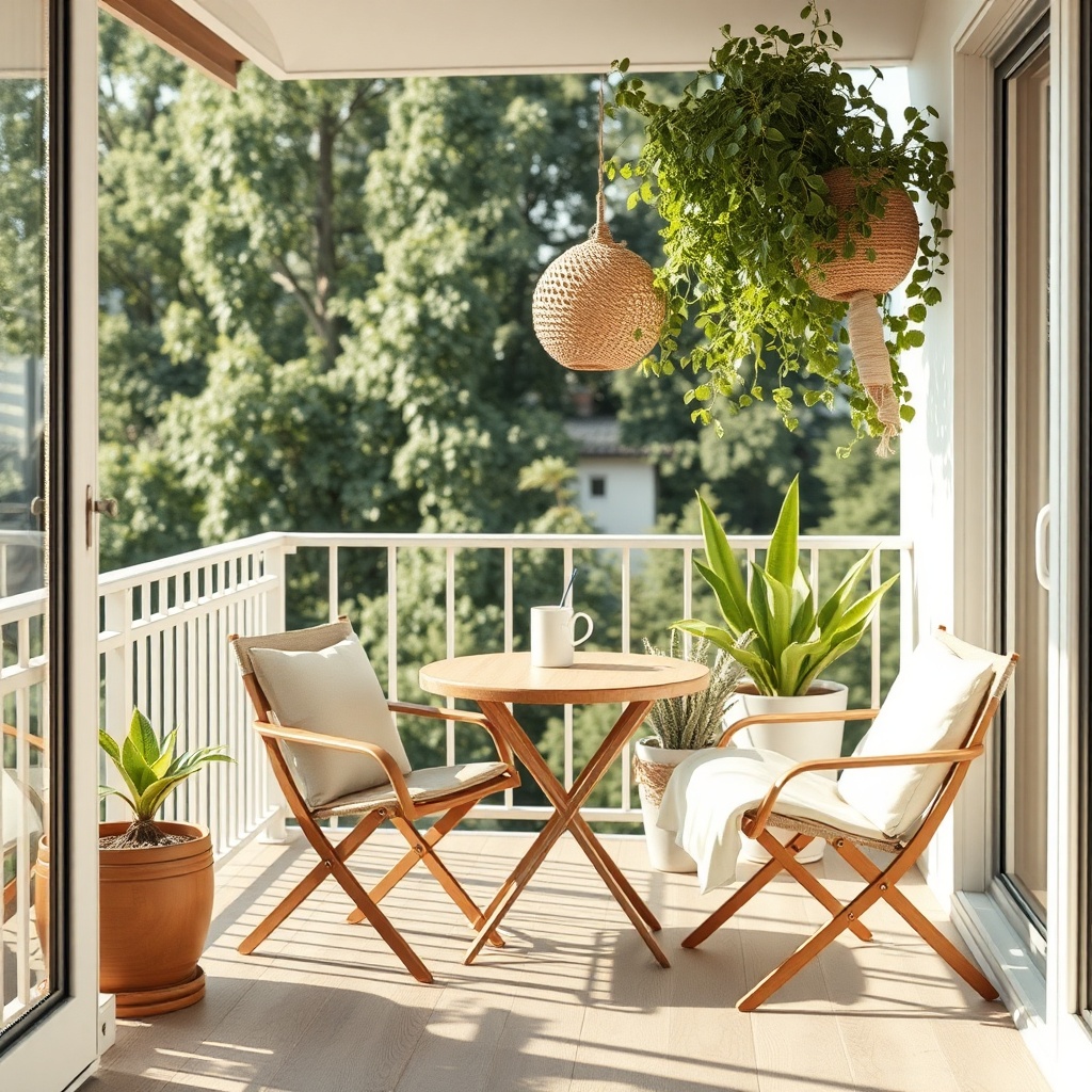 Küçük bir Ekom cam balkon
