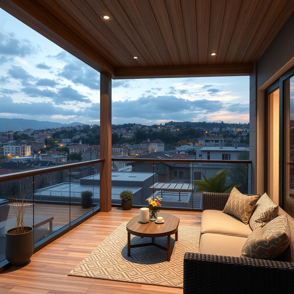 Ekom cam balkon kış bahçesi dönüşümü