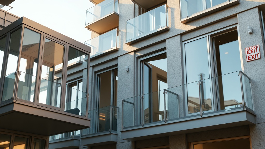Ekom Cam Balkon Yangın Güvenliği ve Kaçış Çözümleri