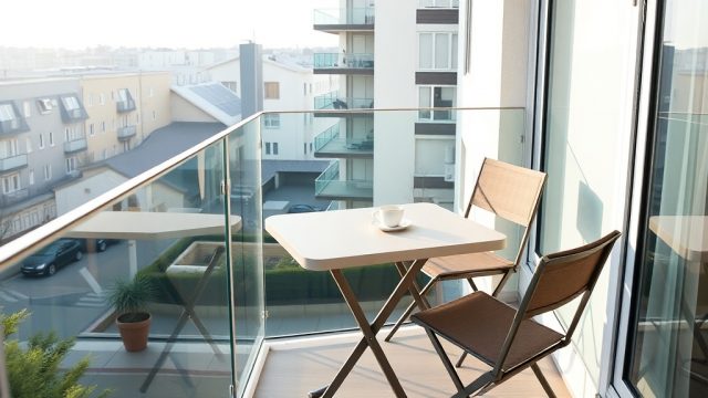 Sistem Cam Balkon Katlanır Masa Çözümleri ve Avantajları