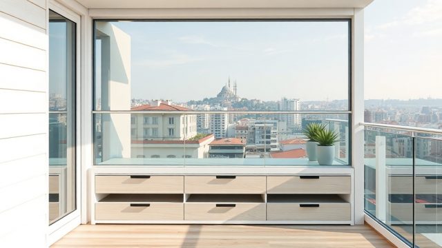 Sistem Cam Balkon Pencere Çekmecesi Çözümleri ve Depolama Avantajları